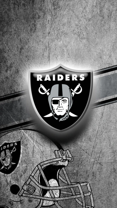 Logotipo e design do capacete da equipe NFL Raiders