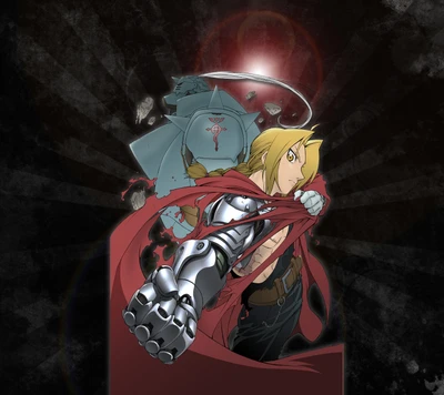 alphonse elric, anime, edward elric, fullmetal alchemist