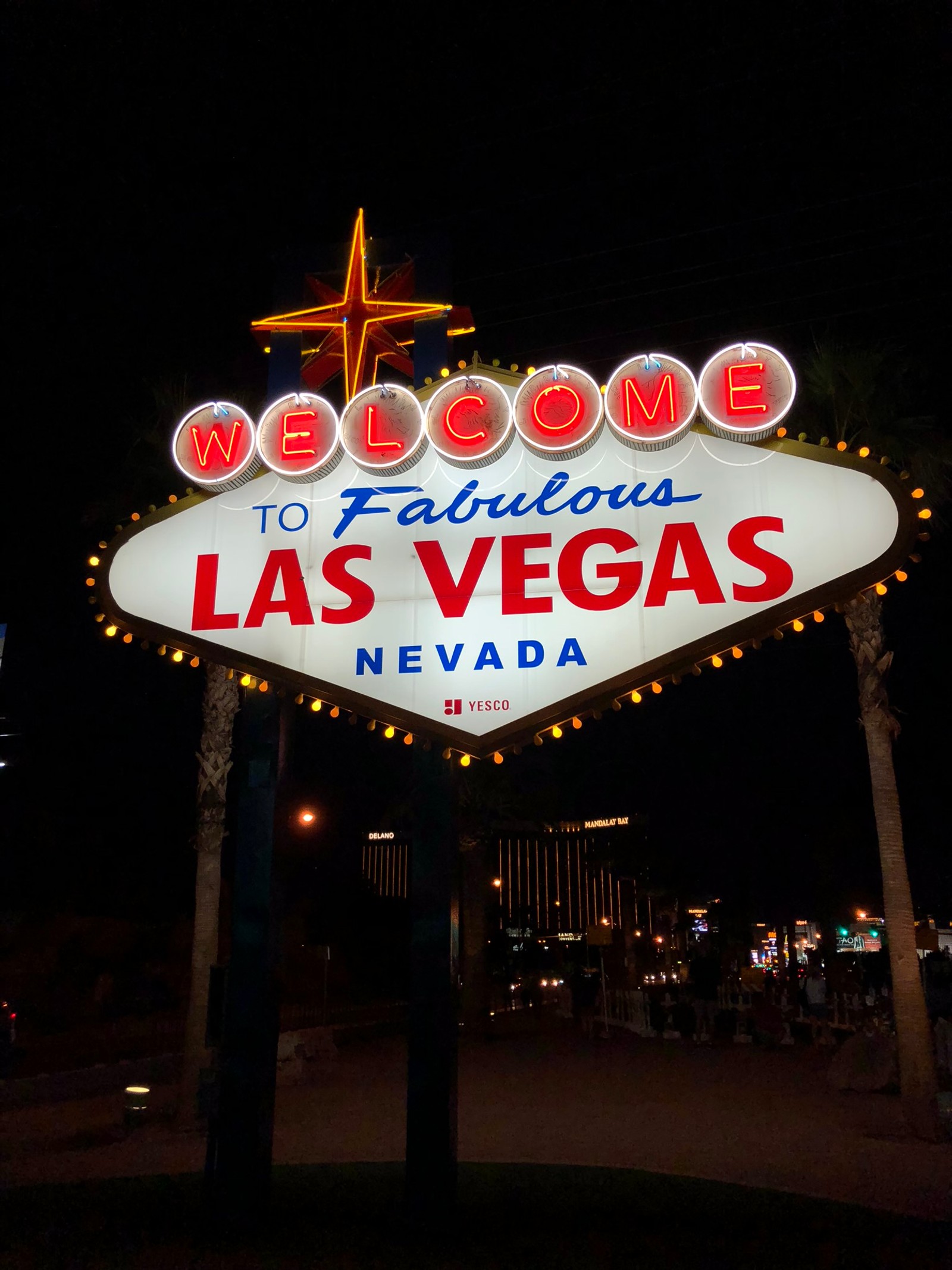 las vegas, usa, night, landmark, darkness wallpaper