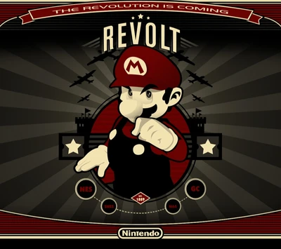 luigi, mario, ofensivo, poder, revolución