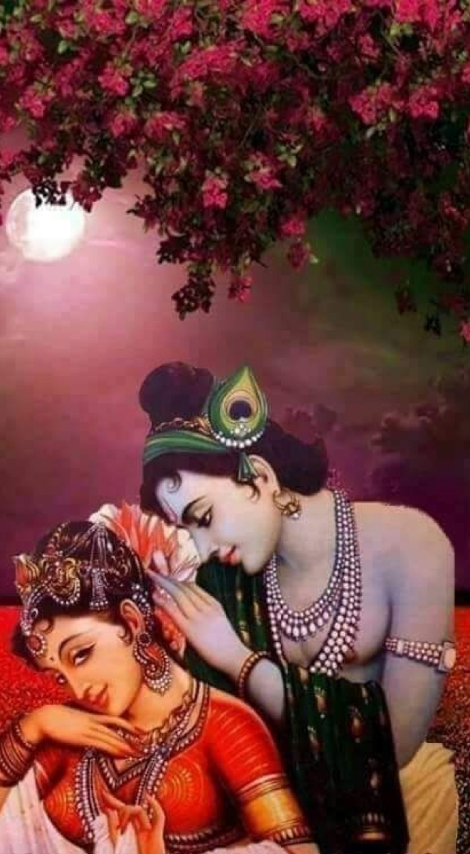 Скачать обои кришна, krishna, радха, radha