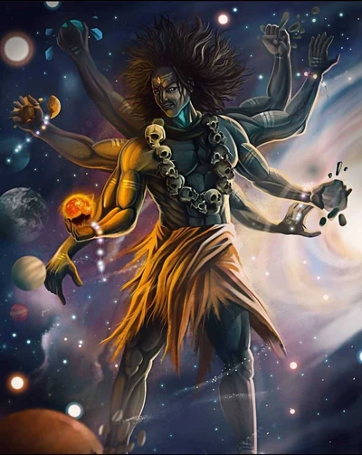 Lord Kaal Bhairava: Der kosmische Wächter von Shiva