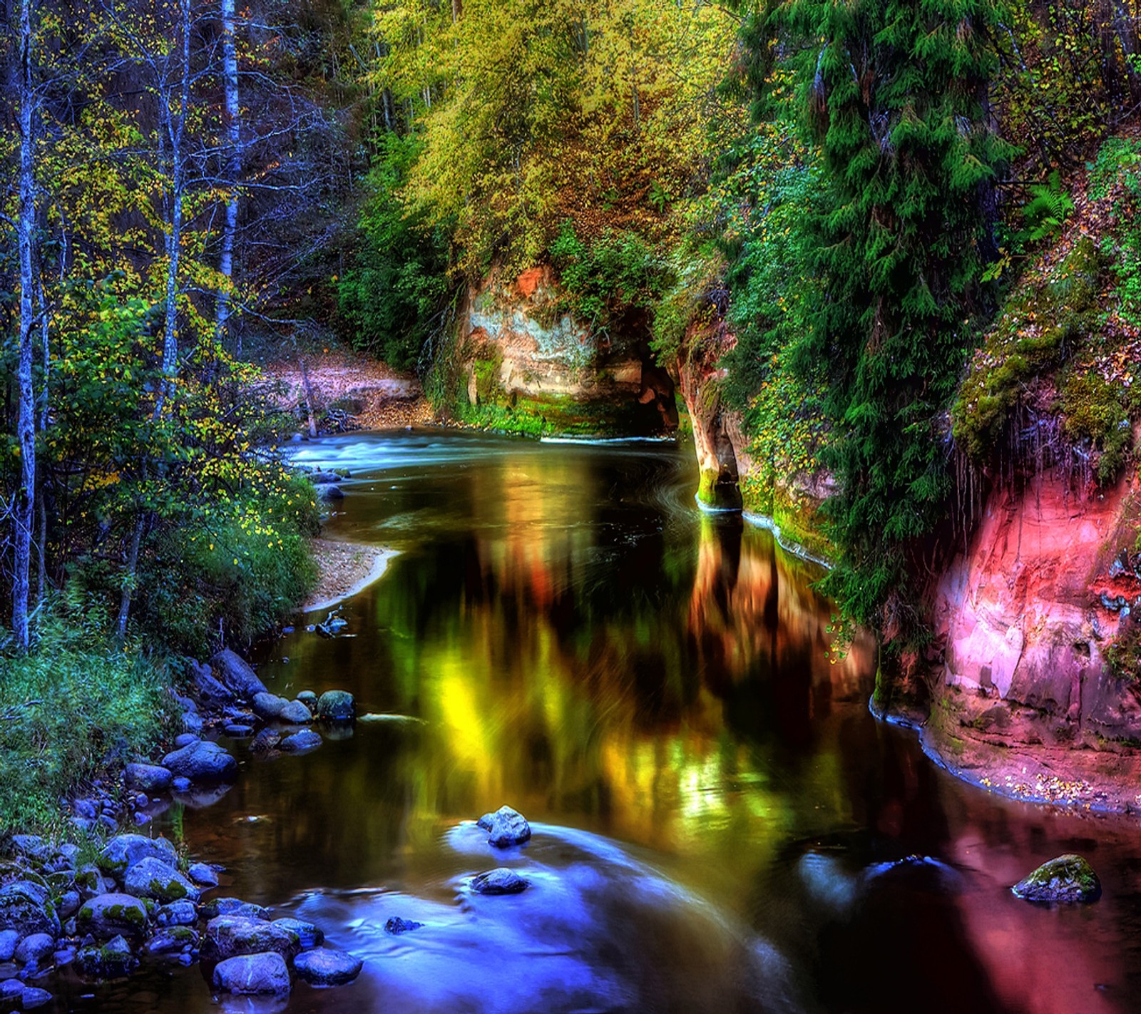 Lade landschaft, hintergrundbild herunter