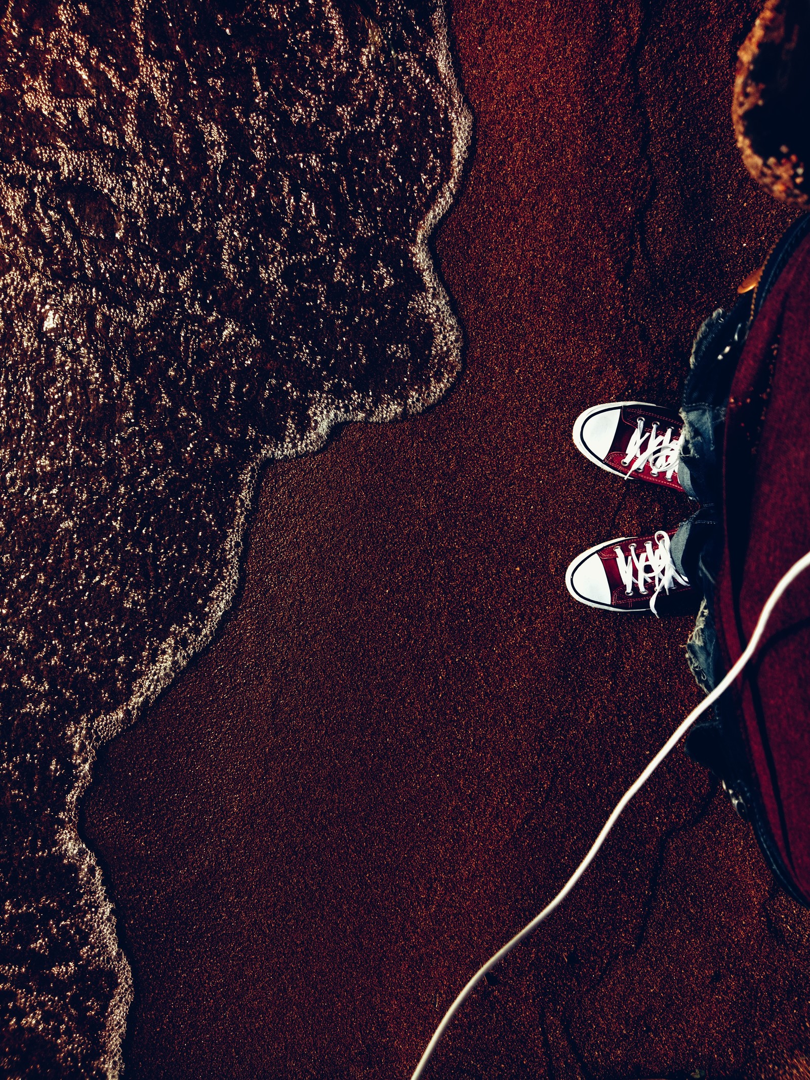 artistic, converse, jeans, lake, sand wallpaper