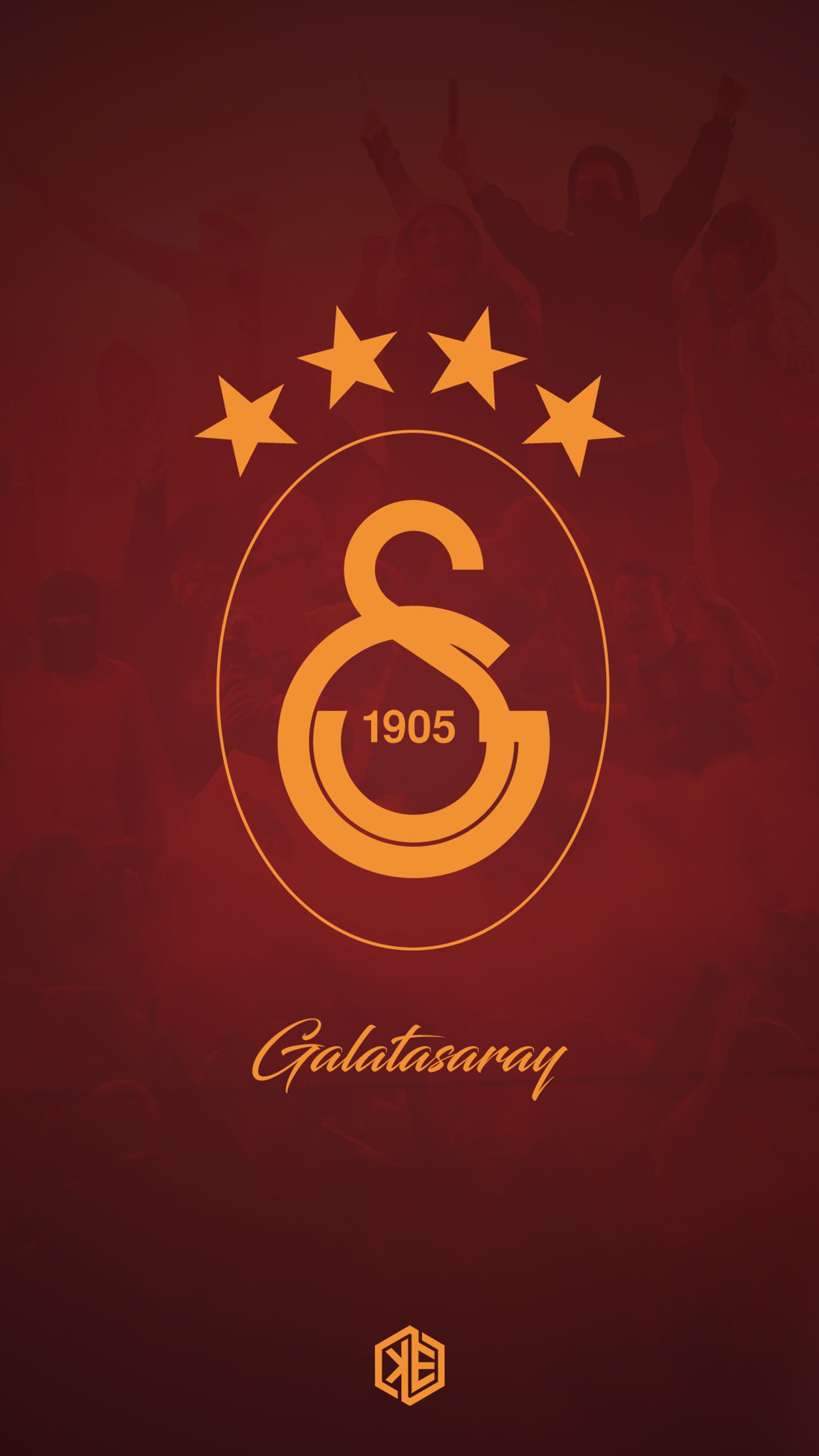 Скачать обои фон, футбол, galatasaray, команда, турок