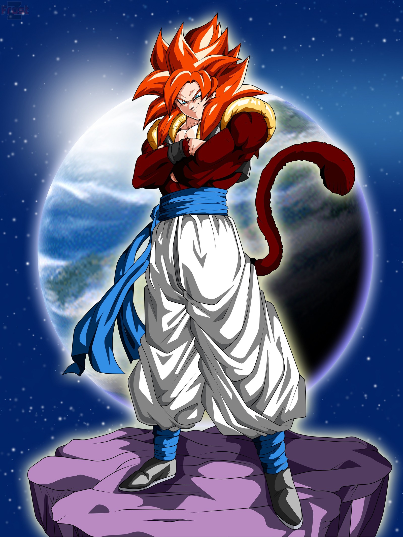 Gohan de dragon ball. (dragon ball gt, gogeta, goku, vegeta, silverb)