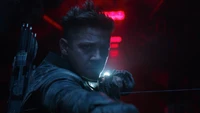 Entschlossener Stand-off von Hawkeye in Avengers: Endgame