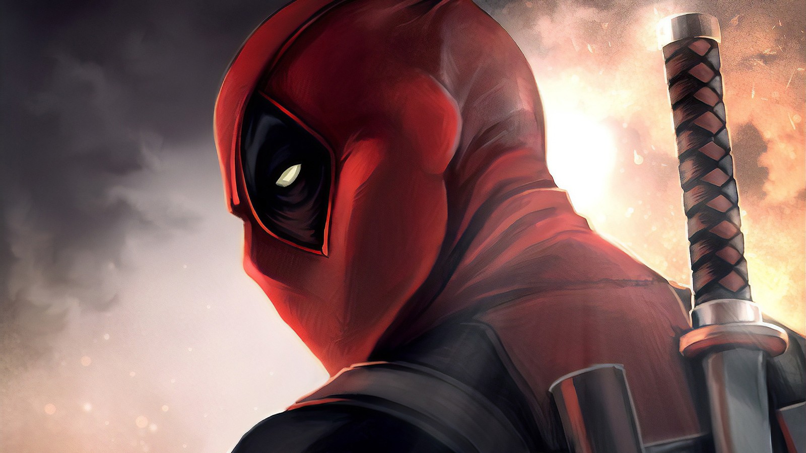 deadpool, marvel comics, art, superhero, illustration wallpaper