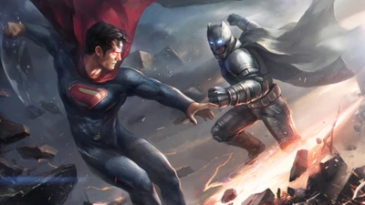 Superman kämpft episch gegen Batman im DC Comics Duell