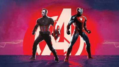 Captain America and Iron Man Unite in Avengers Endgame