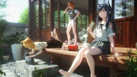 Summer Relaxation with Arknights Anime Characters