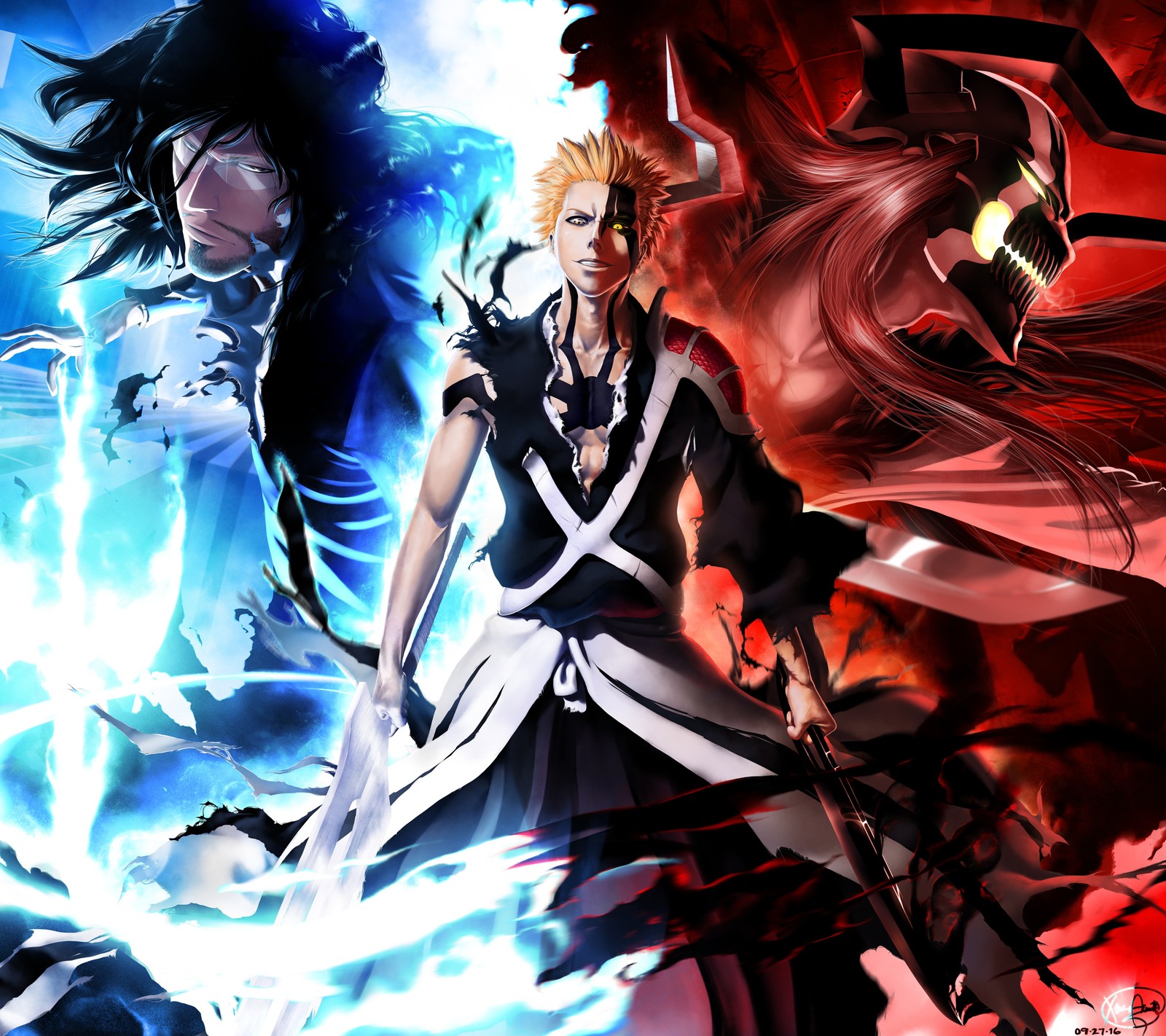 Descargar fondo de pantalla anime, bleach, hueco, ichigo, lorde