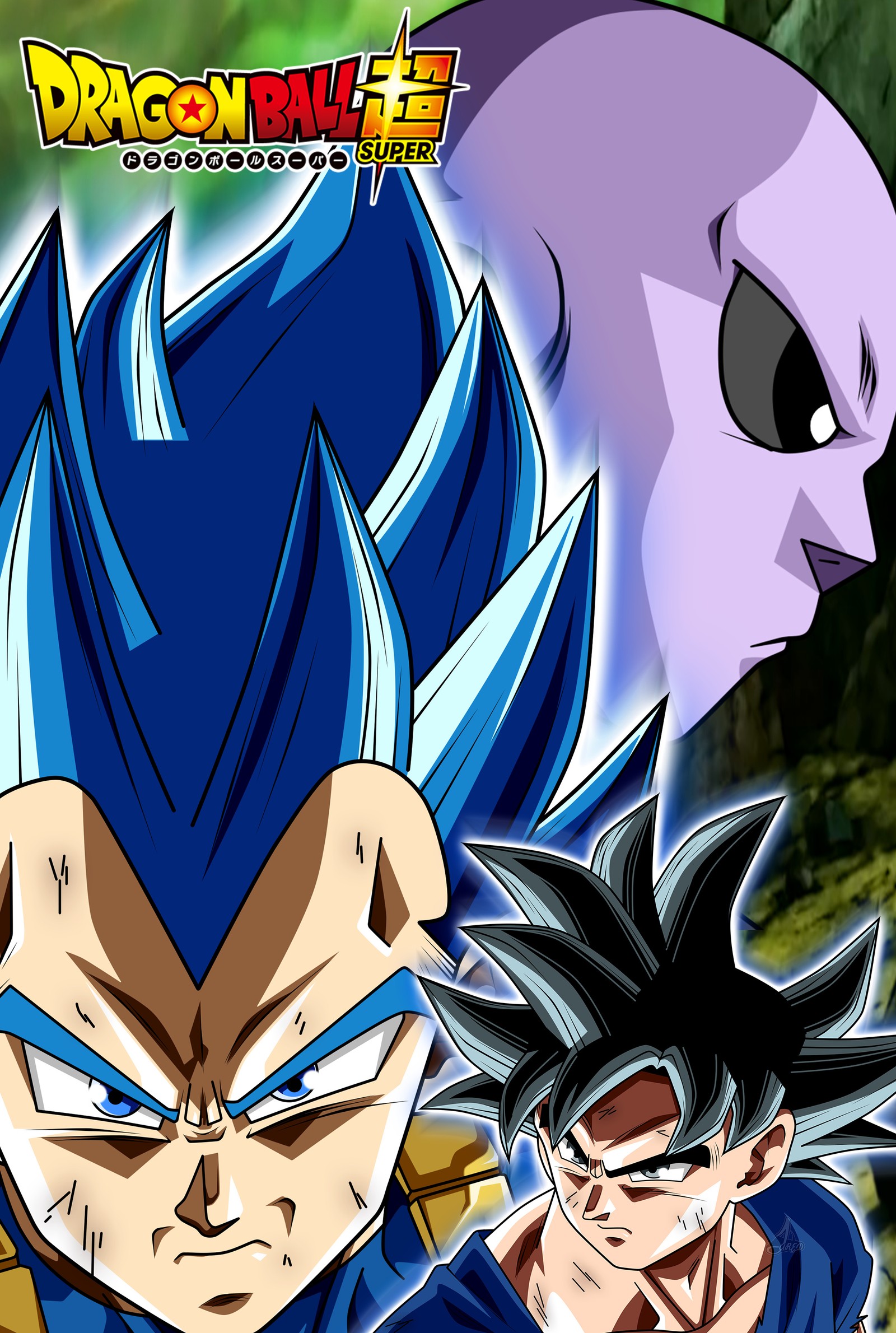 Baixar papel de parede bola, dragão, goku, instinto, jiren