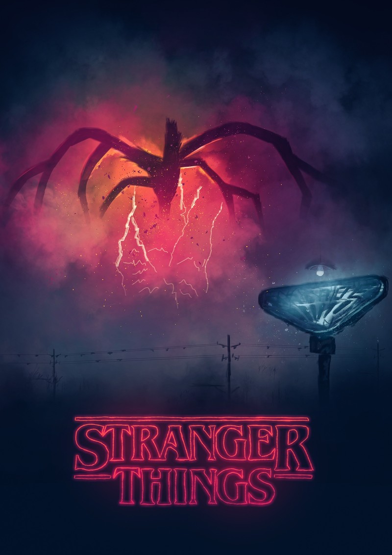 Постер для stranger things (netflix, очень странные дела, stranger things)