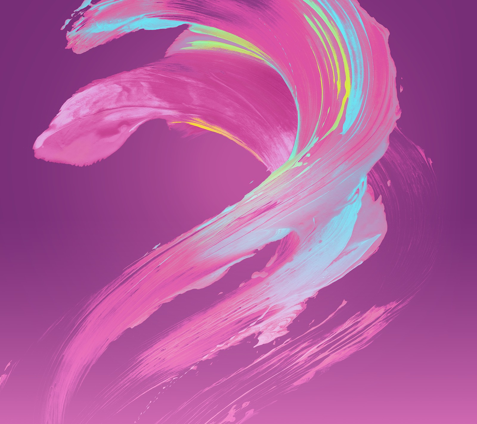 Un primer plano de una pintura abstracta en rosa y azul (abstracto, colorido, sony, fondos de pantalla predeterminados, xperia x)