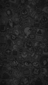 cartoon, dark wallpaper