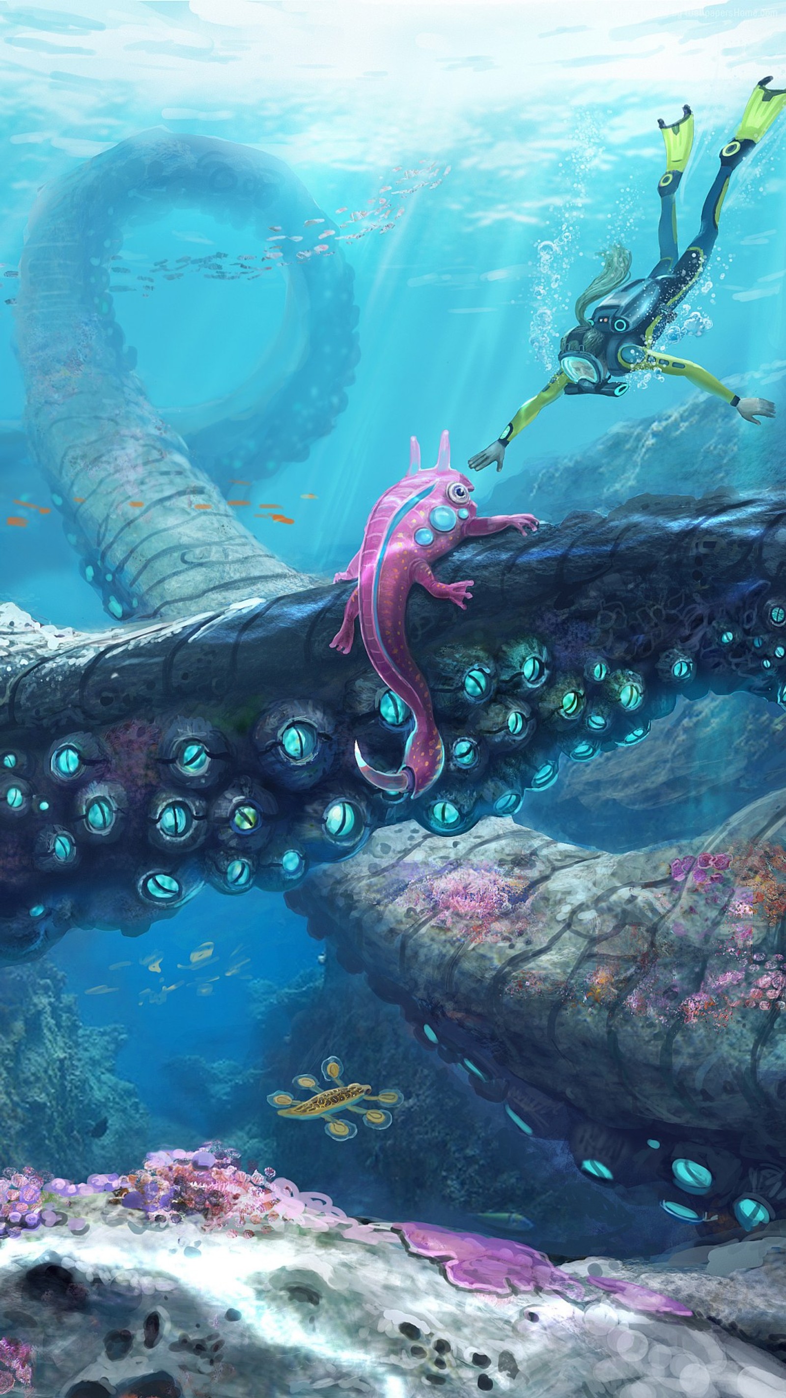 Baixar papel de parede jogo, subnautica