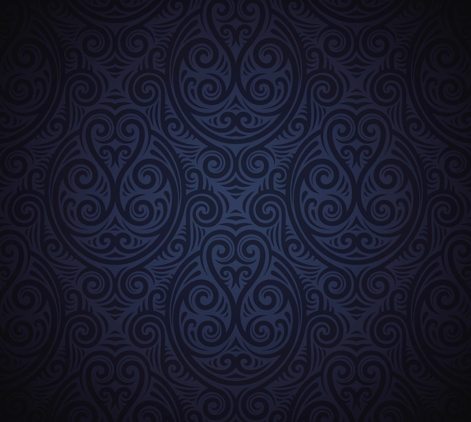 Fondo azul oscuro con un patrón de remolinos (minimalista, fondo de pantalla)