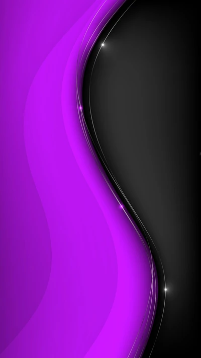 Abstract Waves of Purple and Black Galaxy Elements