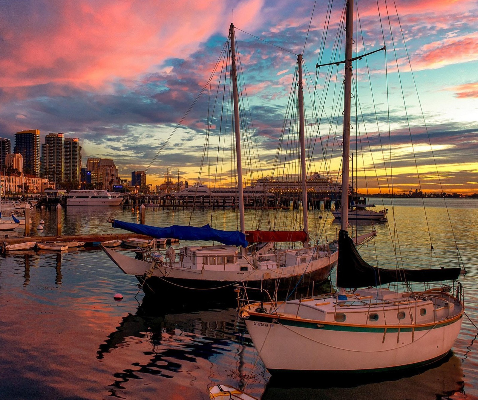 Lade schön, kalifornien, california, pier, san diego Hintergrund herunter