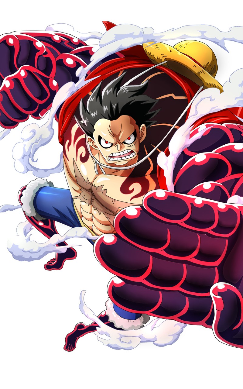 Anime character with a huge fist and a huge hand (onepiece, luffy, anime, zorro, zanji)