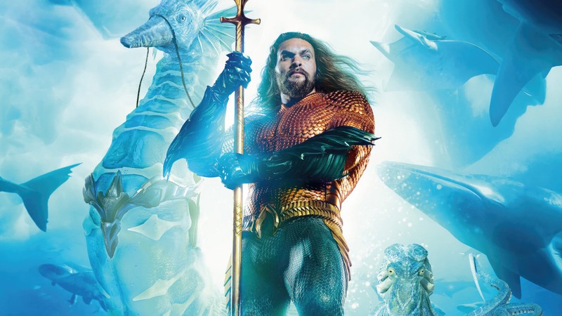 Постер фильма аквамена (аквамен и затерянное королевство, aquaman and the lost kingdom, постер, джейсон момоа, фильмы 2023)