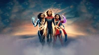 the marvels 2023, movie, marvel, captain marvel, ms marvel wallpaper