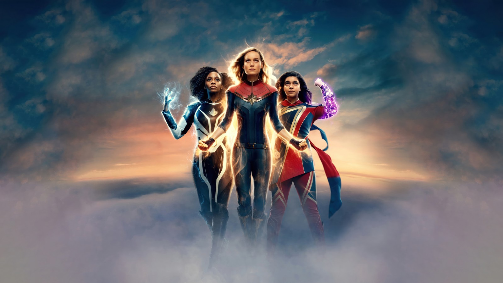 the marvels 2023, movie, marvel, captain marvel, ms marvel wallpaper