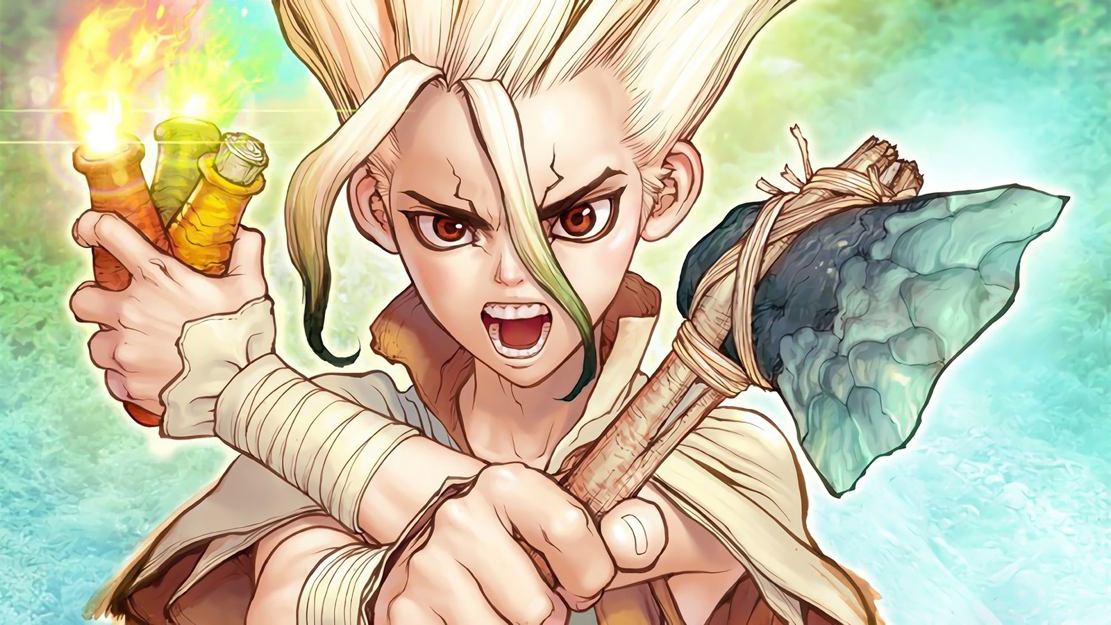 Dragon ball fighter 2 (dr stone, anime, senku ishigami)