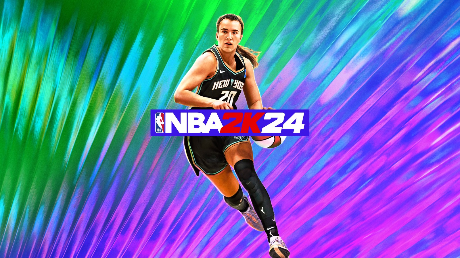 sabrina ionescu, nba 2k24, cover art, 2023 games, 5k Download Wallpaper