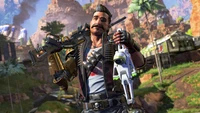 Fuse from Apex Legends: Ready for Battle with Dual Weapons