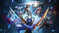 yone, kayn, nightbringer, dawnbringer, splash art