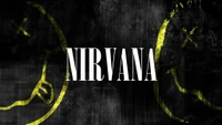 nirvana, text, logo, graphic design, graphics wallpaper