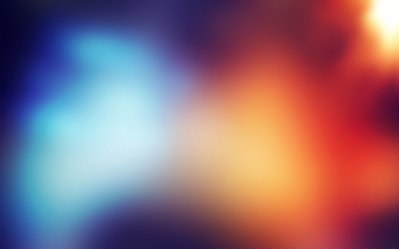 Blurred image of a blurry image of a person holding a cell phone (blue, orange, light, yellow, purple)