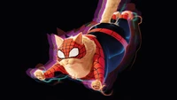 кот паук, человек паук через вселенные, spider man across the spider verse, фильм, человек паук