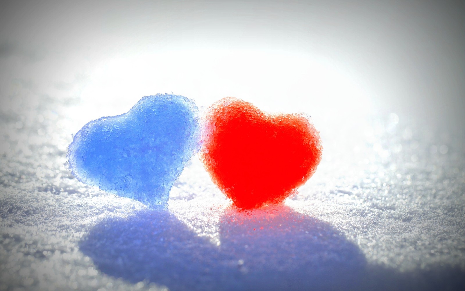 Téléchargez le fond d'écran cœur, amour, saint valentin, neige, ciel