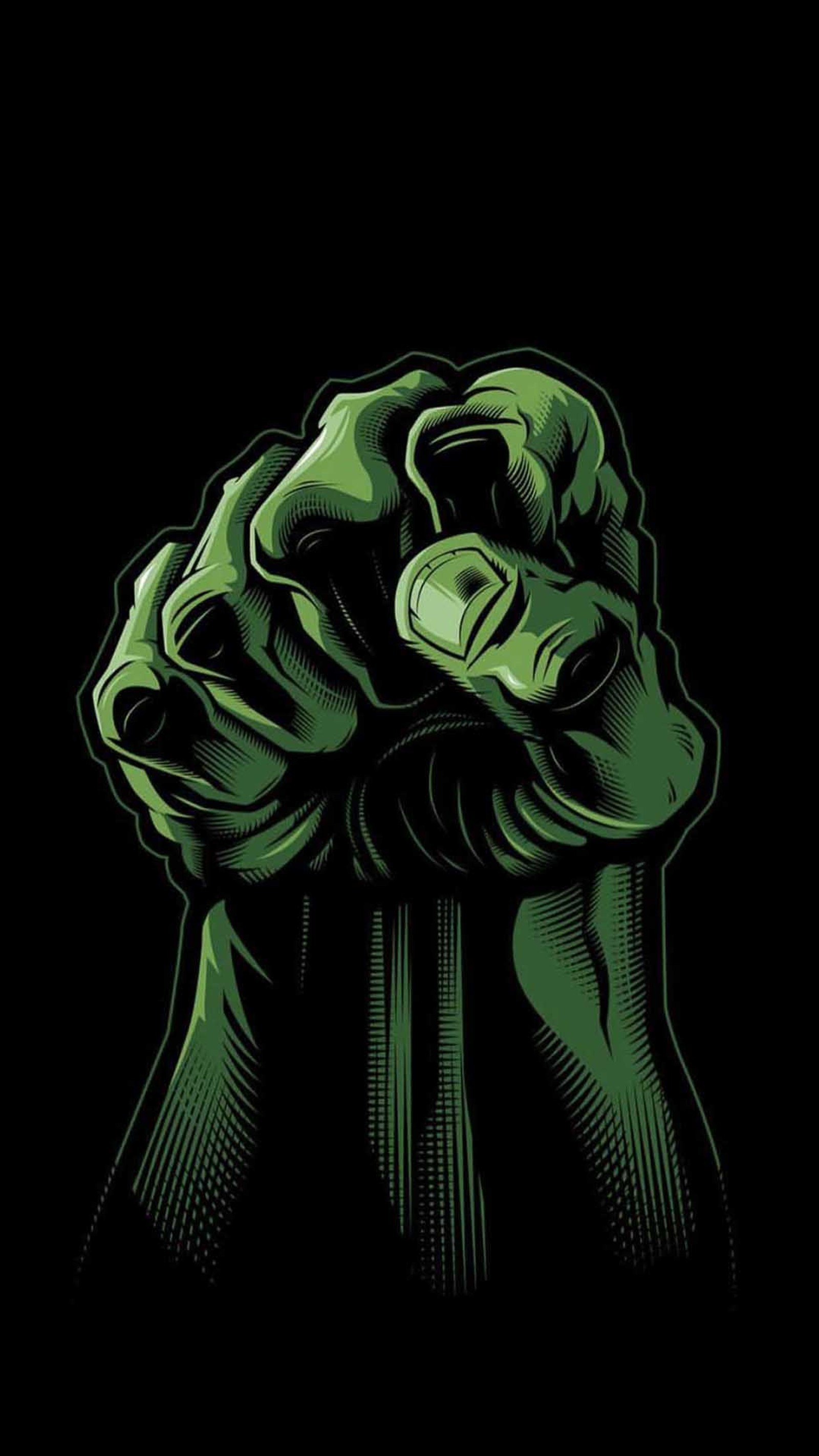 hulk, green, black Download Wallpaper