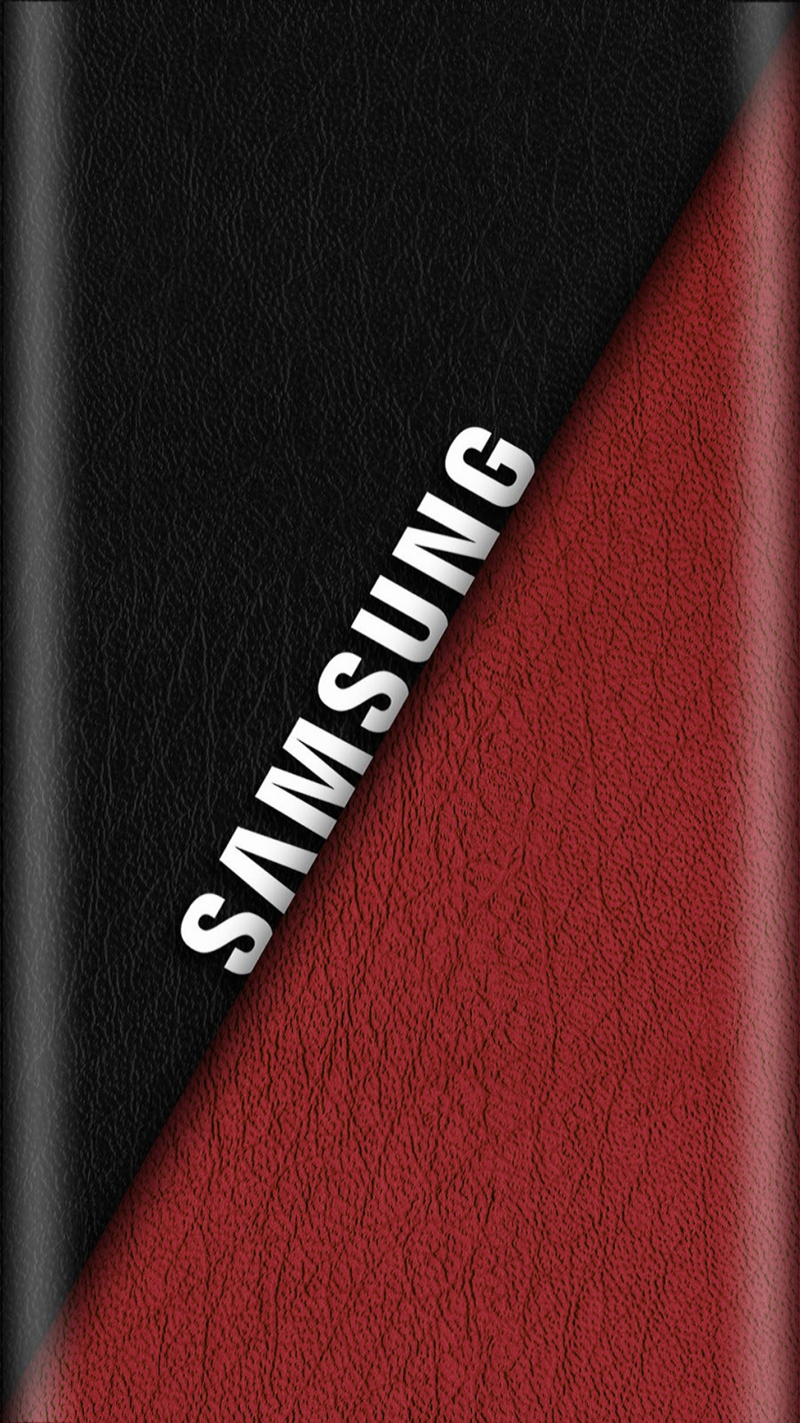 Um close de um celular samsung com um fundo vermelho e preto (preto, curva, borda, letras, vermelho)