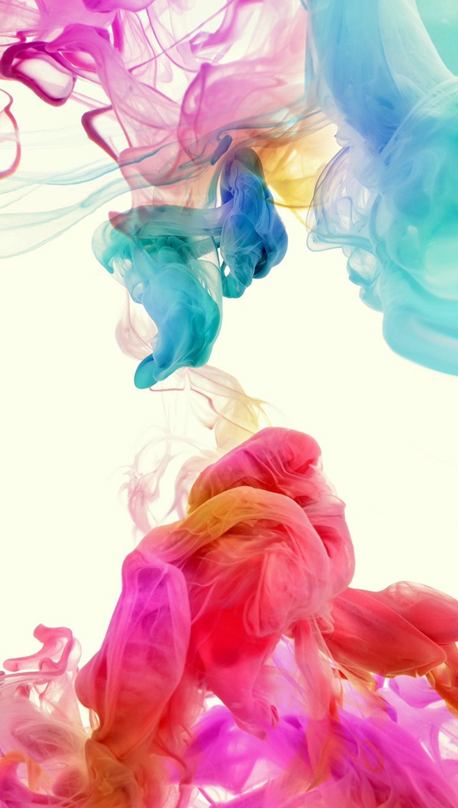 A close up of a colorful liquid substance in the water (android, color, colors, iphone, nice)