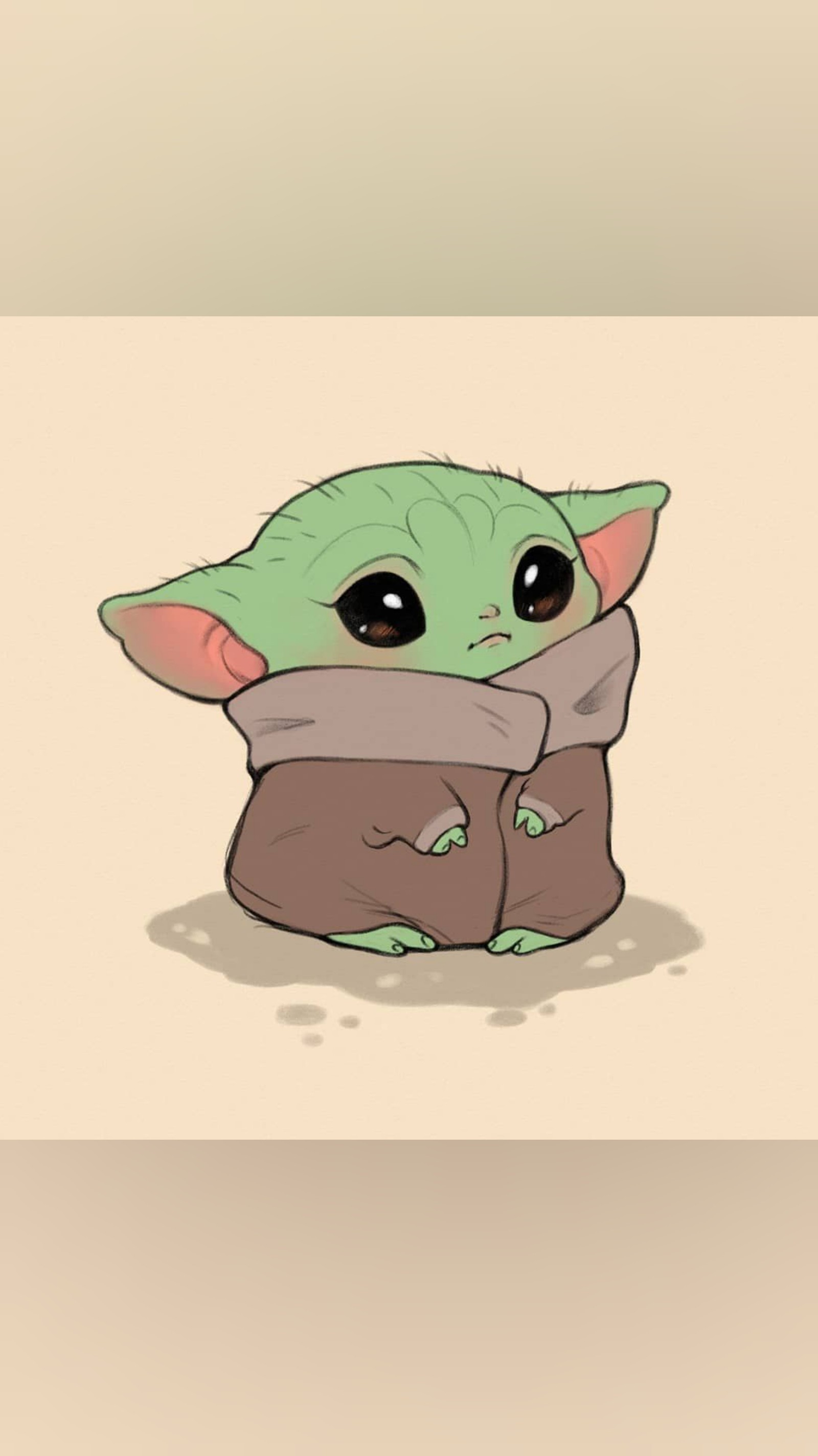 Baby yoda abrazando a baby yoda en un suéter (bebé, babyyoda, lindo, star wars, yoda)