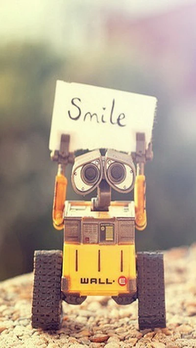 sourire, wall e