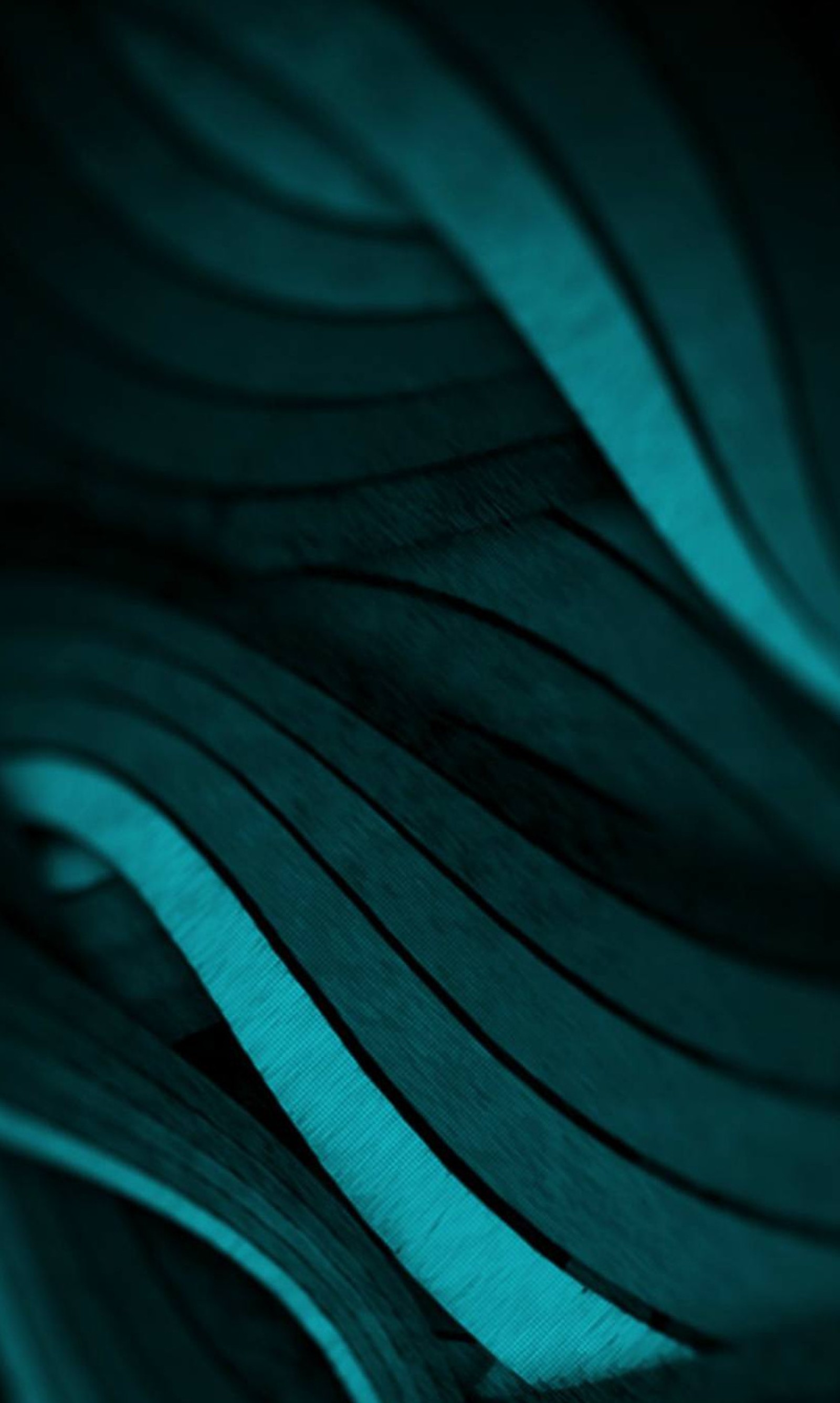 A close up of a green and black background with a curved pattern (3d, 3d abstract, abstract, background, beautiful)