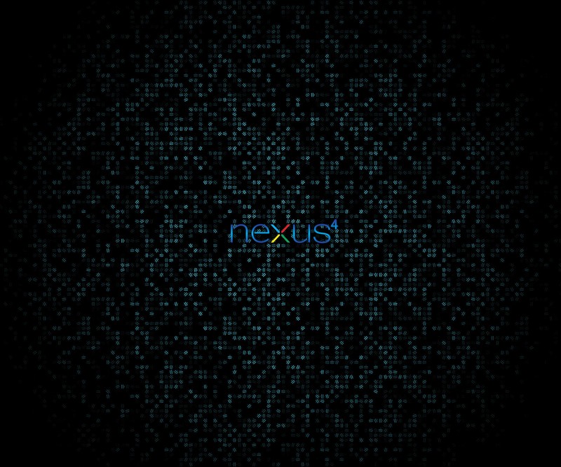 Крупный план пиксельных обоев со словом «nexus» (android, потрясающе, цвета, тёмный, точки)