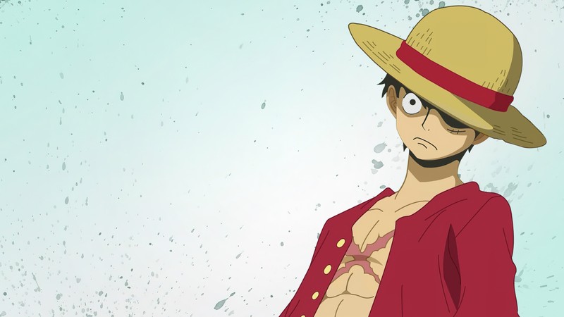 Близкий план человека в шляпе и красной рубашке (пират, monkey d luffy, 5k, ван пис, one piece)