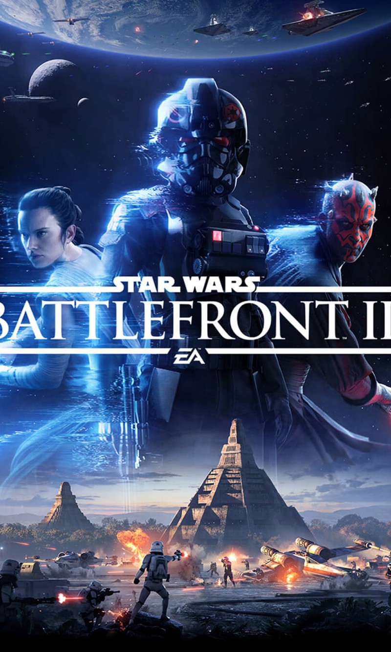 Постер star wars battlefront ii (фронт битвы, battlefront, бф2, bf2, игры)