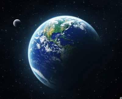 Earth and Moon in the Vast Universe