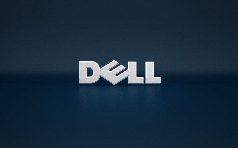 Логотип dell на темном фоне (делл, dell, логотип, текст, бренд)