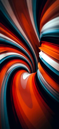 orange, fractal art, colorfulness, lighting, art wallpaper