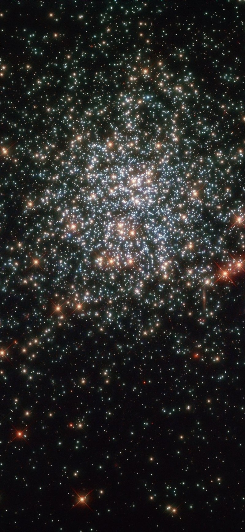 Крупный план группы звезд на небе (галактика, звёздное скопление, hubble космический телескоп, астрономия, звезда)