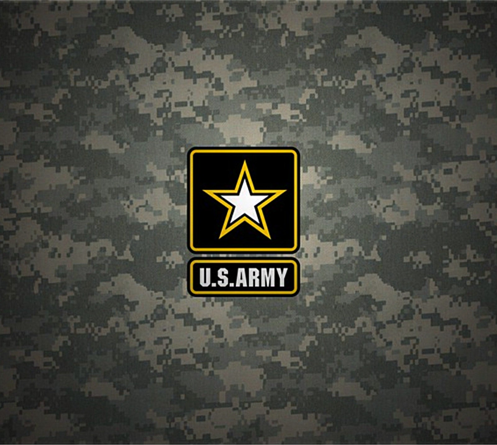 Us-armee-logo auf einem camouflage-hintergrund (armee, tarnung, emblem, militärisch, zedgemilitary)